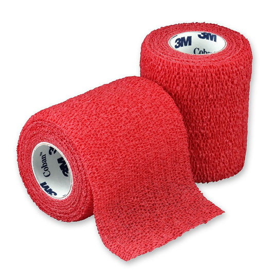 3M Coban elastic self-locking bandage 7,5 cm x 4,5 m 1 pc red