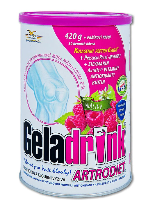 Geladrink Artrodiet raspberry drink 420 g