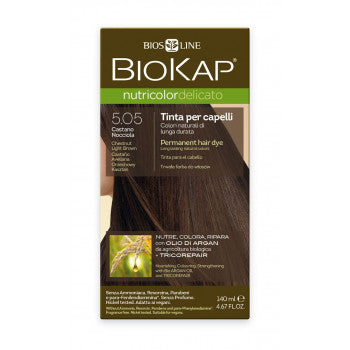 BIOKAP Nutricolor Delicato 5.05 Brown Light Chestnut hair color 140 ml