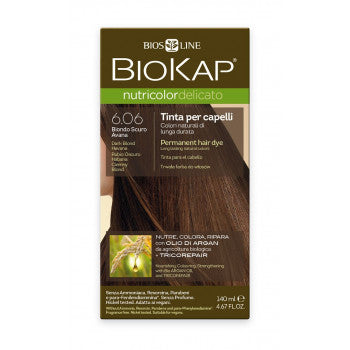 BIOKAP Nutricolor Delicato 6.06 Dark Blond Havana hair color 140 ml