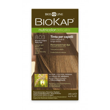 BIOKAP Nutricolor Delicato 8.03 Blond light natural hair color 140 ml