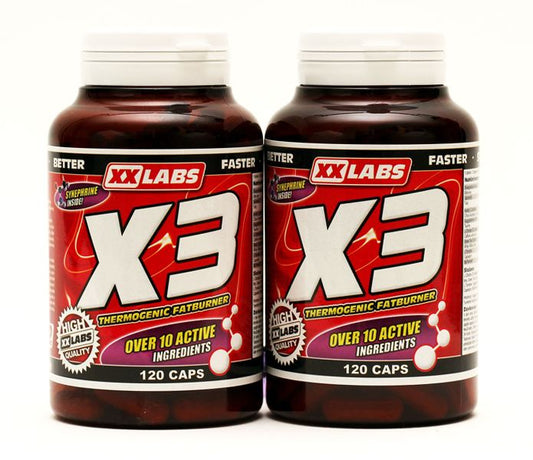 Xxlabs X3 Thermogenic Fat Burner 120 + 120 capsules