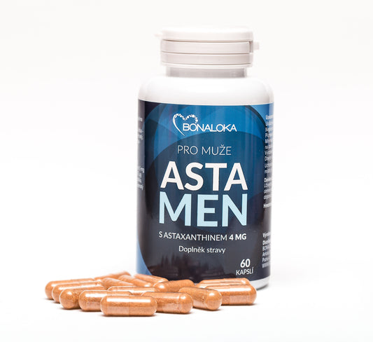 Bonaloka Astamen 60 capsules Astaxanthin Dietary supplement for men