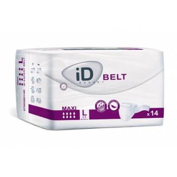 iD Belt Large Maxi diaper panties with fastening strap 14 pcs