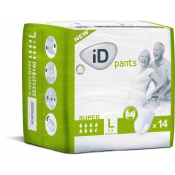 iD Pants Large Super diaper slip-on 14 pcs