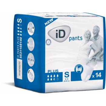 iD Pants Small Plus adult diaper pants 14 pcs