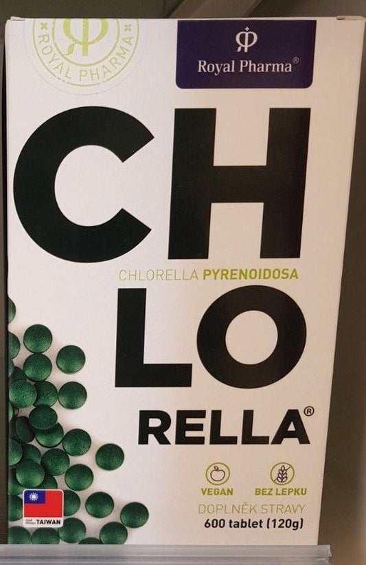 Royal Pharma Chlorella Pyreinodosa 600 tablets Vegan BIO vitamins Detox Diet