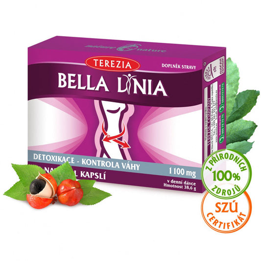 Organic Bella Linia Natural Weight Loss Guarana Buckthorn vitamins 60 capsules